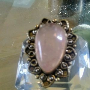 925 sterling silver large moonshine ring